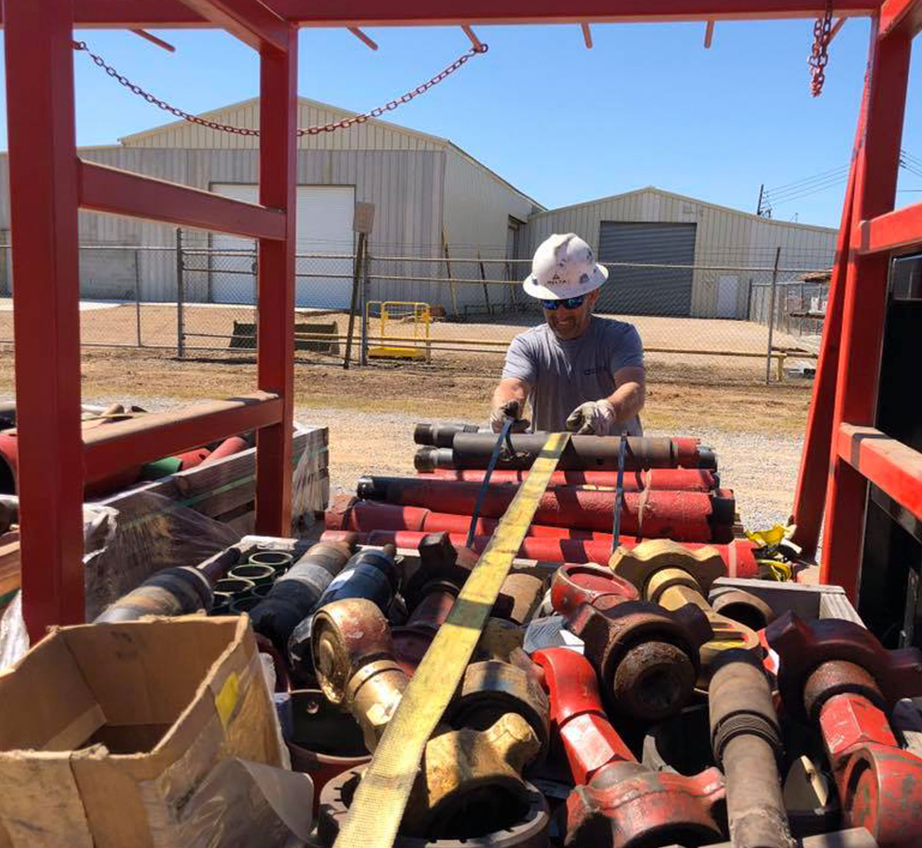 Cart Filled with Bridge Plugs